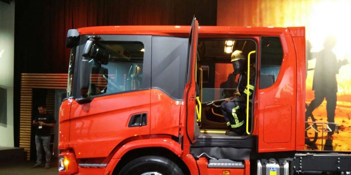 Conocemos la nueva cabina P doble CrewCab Scania para bomberos