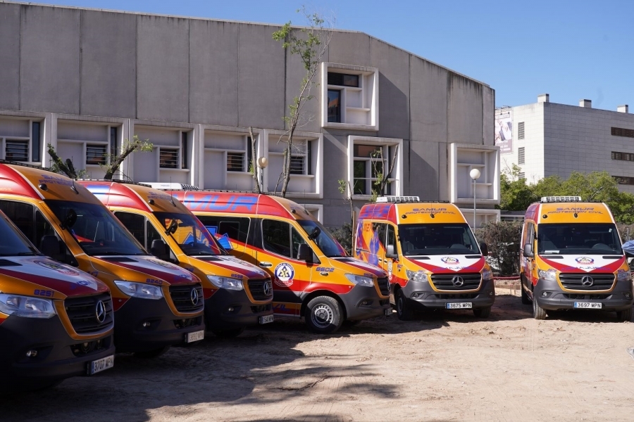 SAMUR-PC dispone de 46 nuevas ambulancias de Mercedes-Benz