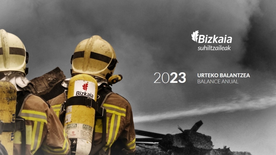 El Servicio de bomberos de la Diputación Foral de Bizkaia hace balance de su actividad en 2023
