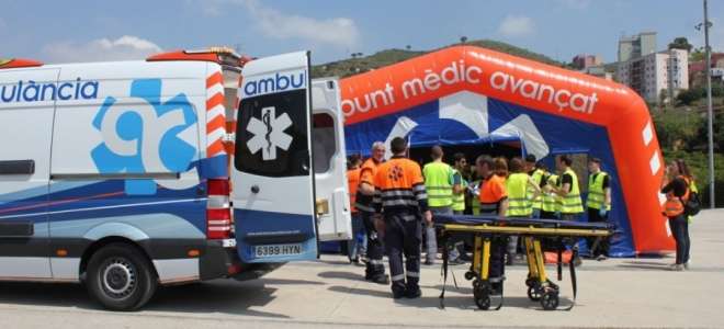 Ambulàncies Catalunya estrena un Punto Médico Avanzado para eventos