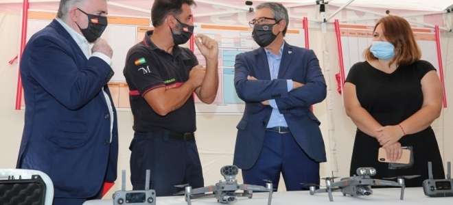 Los bomberos provinciales de Málaga incorporan drones para la campaña estival
