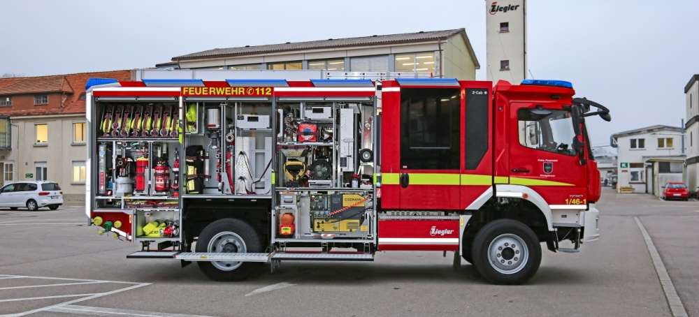 ZIEGLER entrega un HLF 20 a los bomberos voluntarios de Königsbronn