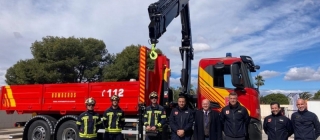 Nuevo camión grúa con caja de cambio de Allison para los bomberos de Alicante