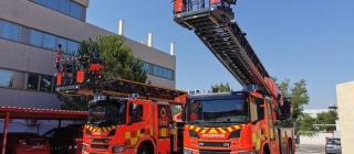 Los bomberos de Valencia adquieren una nueva autoescalera