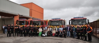 Los bomberos de Badajoz estrenan el parque de Jerez de los Caballeros