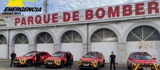 Los bomberos de Ciudad Real cuentan con cuatro vehículos nuevos de jefatura 