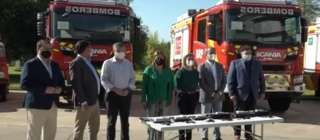 Seis nuevas autobombas para los bomberos de la Diputación de Sevilla