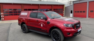 Los bomberos de Miranda estrenan un vehículo todoterreno de Ford 