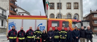 Las Navas del Marqués recibe un camión de bomberos del Ayuntamiento de Madrid