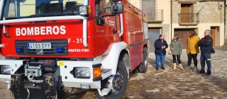 Los bomberos de Teruel donan un camión de MAN a Protección Civil de Mosqueruela