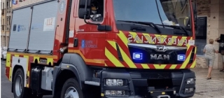 Nueva bomba rural ligera de MAN para los bomberos de Ponteareas