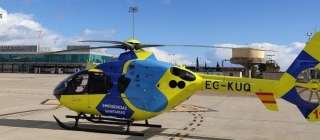 Sacyl contrata un nuevo helicóptero medicalizado para Valladolid 