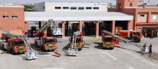 Los bomberos de la Comunidad de Madrid estrenan cuatro autoescalas Scania