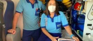 Las ambulancias del SUAP del Sur de Sevilla renuevan sus tablets 