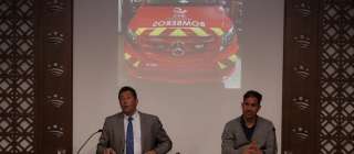 Doce nuevos vehículos de Mercedes-Benz para los bomberos de Badajoz