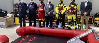 Los bomberos de Cádiz estrenan material para intervención en inundaciones
