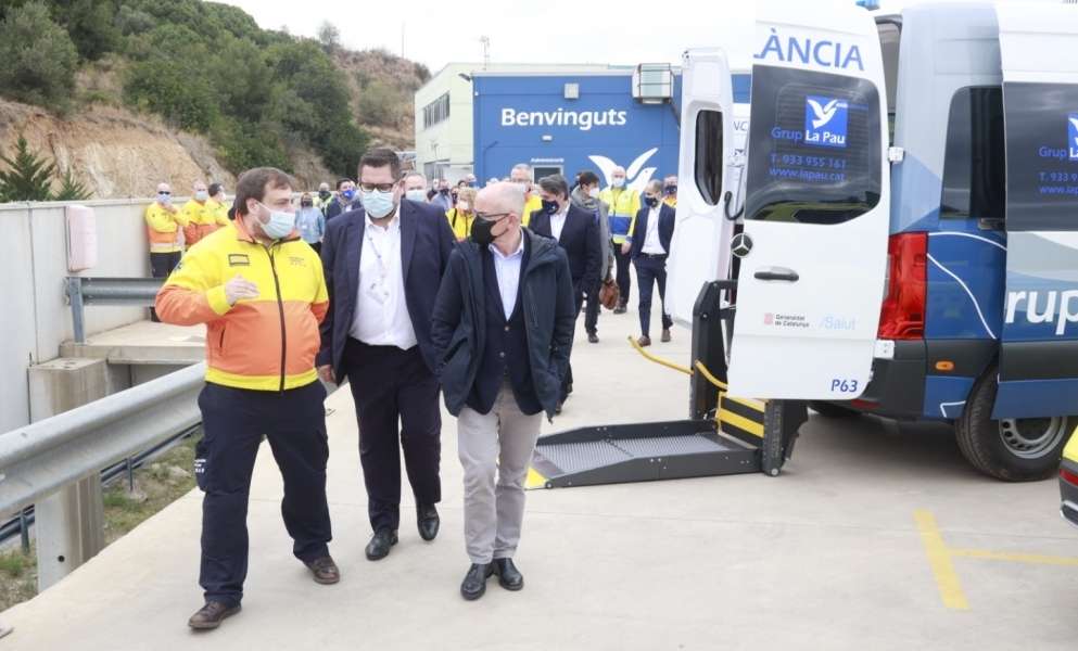 Grup La Pau presenta las primeras ambulancias eléctricas de Cataluña y el Estado