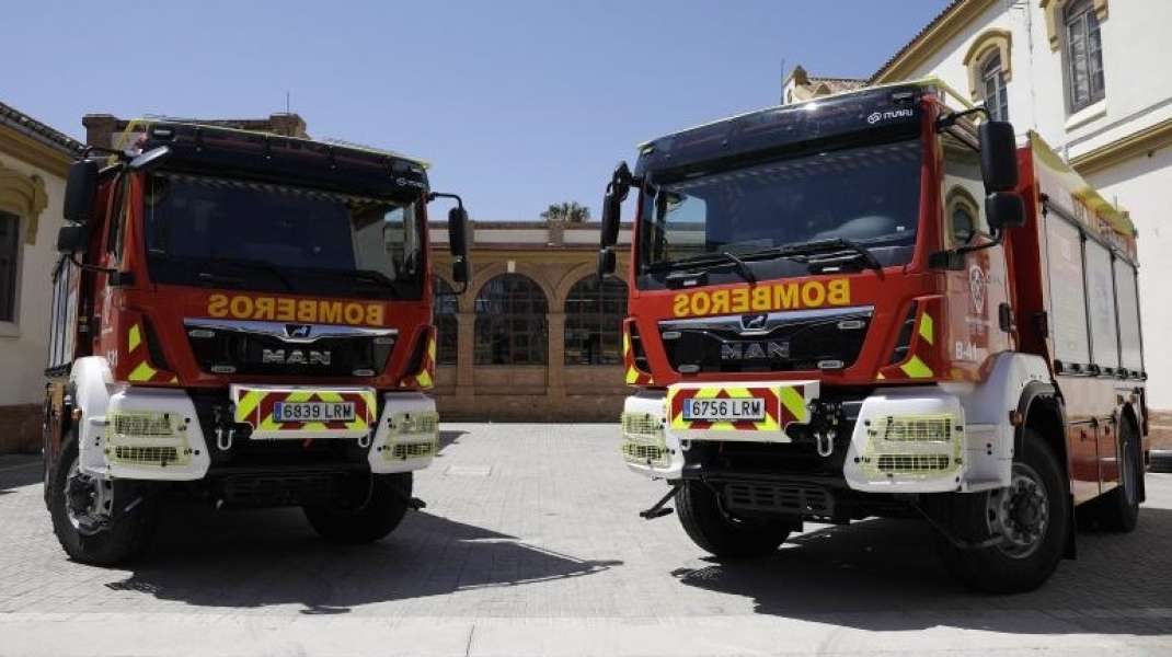 Seis nuevas BRP MAN para el consorcio de bomberos de la diputación de Málaga