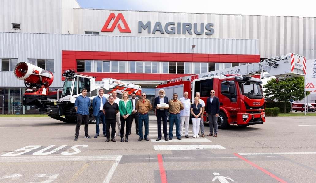 Magirus entrega su primer FireBull a los bomberos brasileños de Ceará 