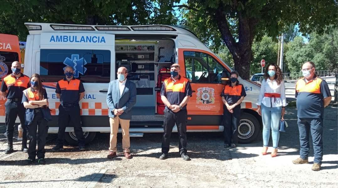 Nueva ambulancia para renovar la flota de Protección Civil El Escorial