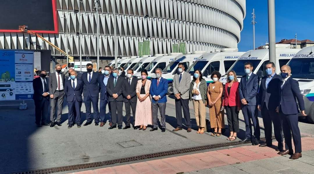 Primera flota de ambulancias completamente sostenibles para Euskadi