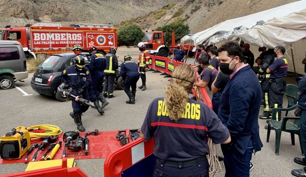 Bomberos de Las Palmas de Gran Canaria amplían su formación en excarcelaciones