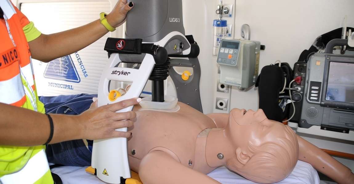 Nuevo cardiocompresor para la segunda ambulancia de Boadilla del Monte