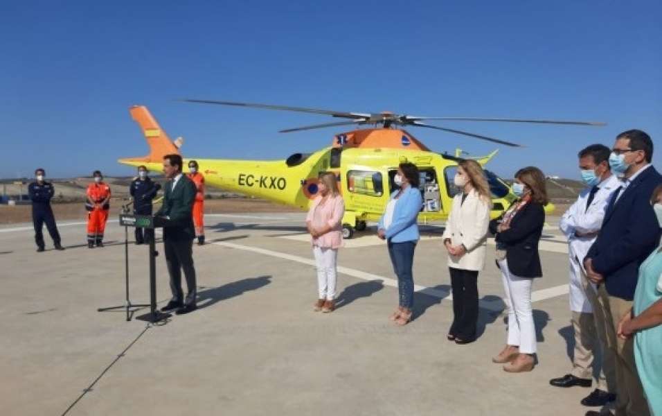 Nuevo helicóptero medicalizado para la provincia de Cádiz disponible 365 días