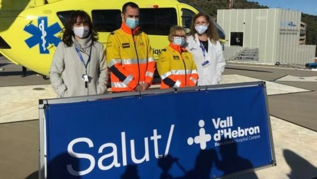 Nuevo helipuerto en el hospital de Traumatología de Vall d’Hebron