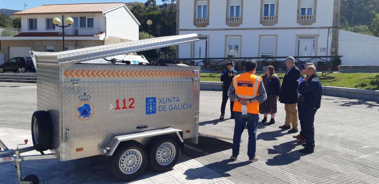 Cuatro remolques de emergencias para la Protección Civil de Ourense