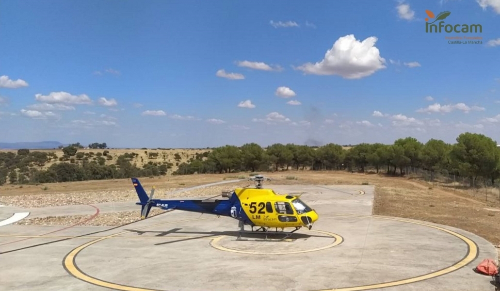 Nueva base aérea de lucha contra incendios forestales en Villaminaya 