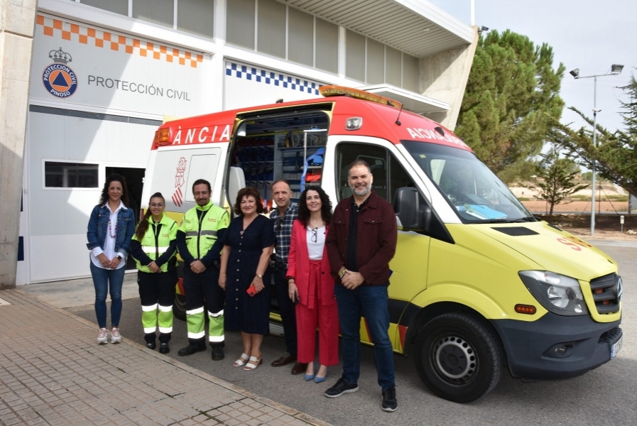 La localidad de Pinoso ya dispone de ambulancia de Soporte Vital Básico