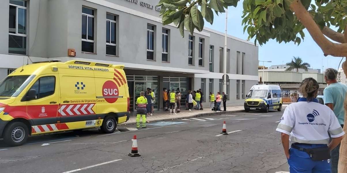 El SUC reorganiza el transporte sanitario en La Palma para atender a desplazos