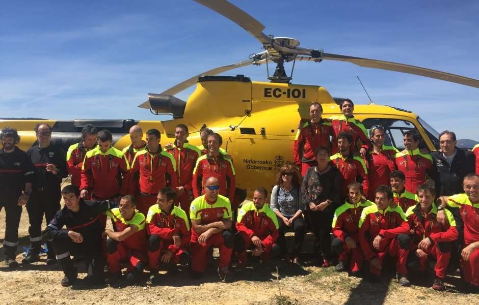 El Grupo de Rescate de los Bomberos de Navarra iniciará su andadura en mayo