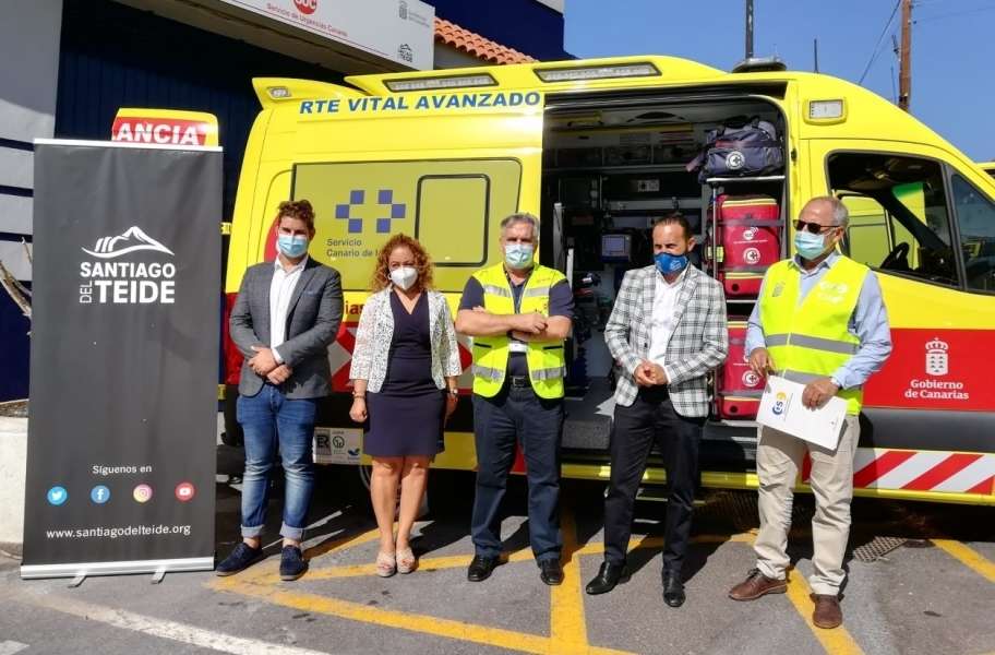 Se multiplica las ambulancias de soporte vital avanzado en el Sur de Tenerife