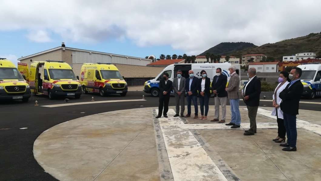 Nuevas ambulancias Mercedes-Benz para El Hierro carrozadas por Eurogaza