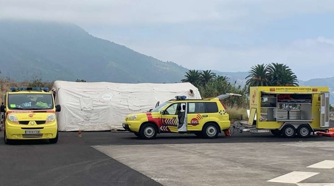 El SUC refuerza el dispositivo sanitario de respuesta inmediata en La Palma