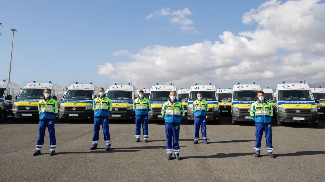 Nuevas ambulancias del Transporte Sanitario No Urgente de Gran Canaria