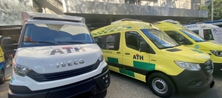 Tras la adjudicación del contrato de transporte sanitario, los responsables de la empresa han trasladado al gobierno aragonés los avances tecnológicos de la nueva flota de ambulancias que estará activa antes del próximo verano.