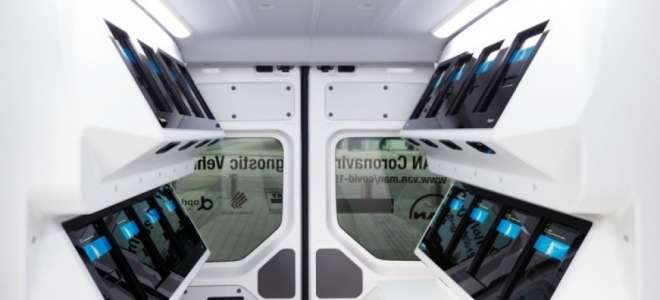 MAN presenta su vehículo de diagnóstico móvil para PCR de coronavirus