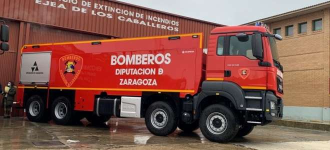 Tres nuevas unidades MAN para los bomberos de la Diputación de Zaragoza