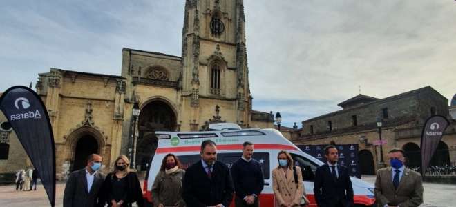Llega a Oviedo la primera ambulancia eléctrica de Asturias Mercedes-Benz