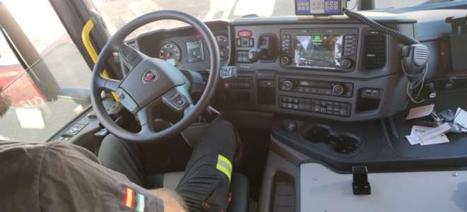 Los bomberos de Badajoz reciben cuatro bombas urbanas pesadas de Scania 