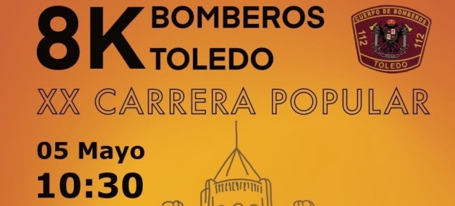 El 5 de mayo se celebrará la XX Carrera Popular de los Bomberos de Toledo