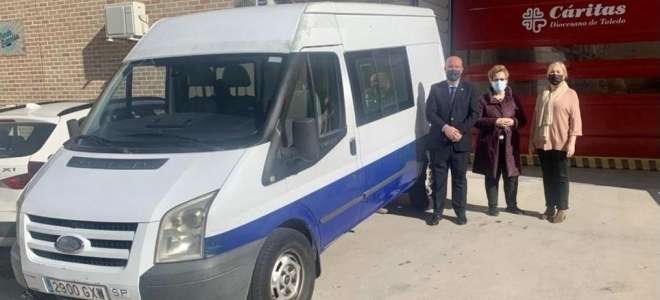 Ambulancias Finisterre dona un vehículo a Cáritas de Toledo