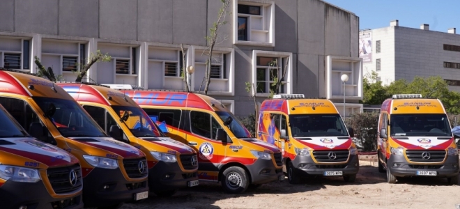 SAMUR-PC dispone de 46 nuevas ambulancias de Mercedes-Benz