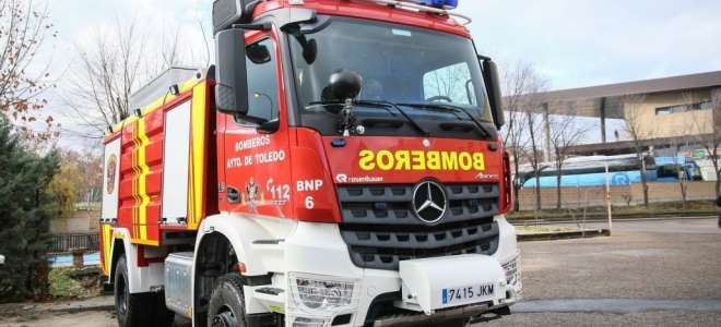 Nueva nodriza sobre chasis Mercedes-Benz para los bomberos de Toledo
