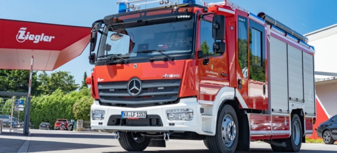 Ziegler entrega otros 3 camiones HLF 10 con chasis Daimler en Alemania
