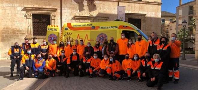 Nueva ambulancia para la Protección Civil de Alzira 
