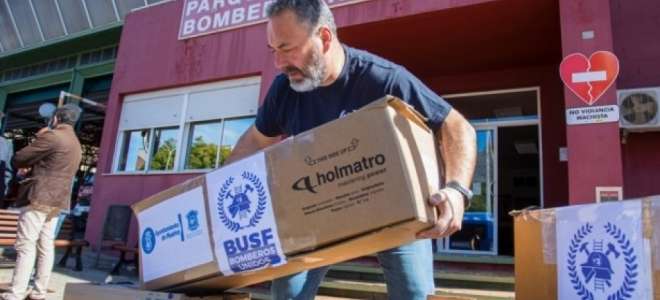 BUSF enviará a Ucrania material cedido por los bomberos de Huelva